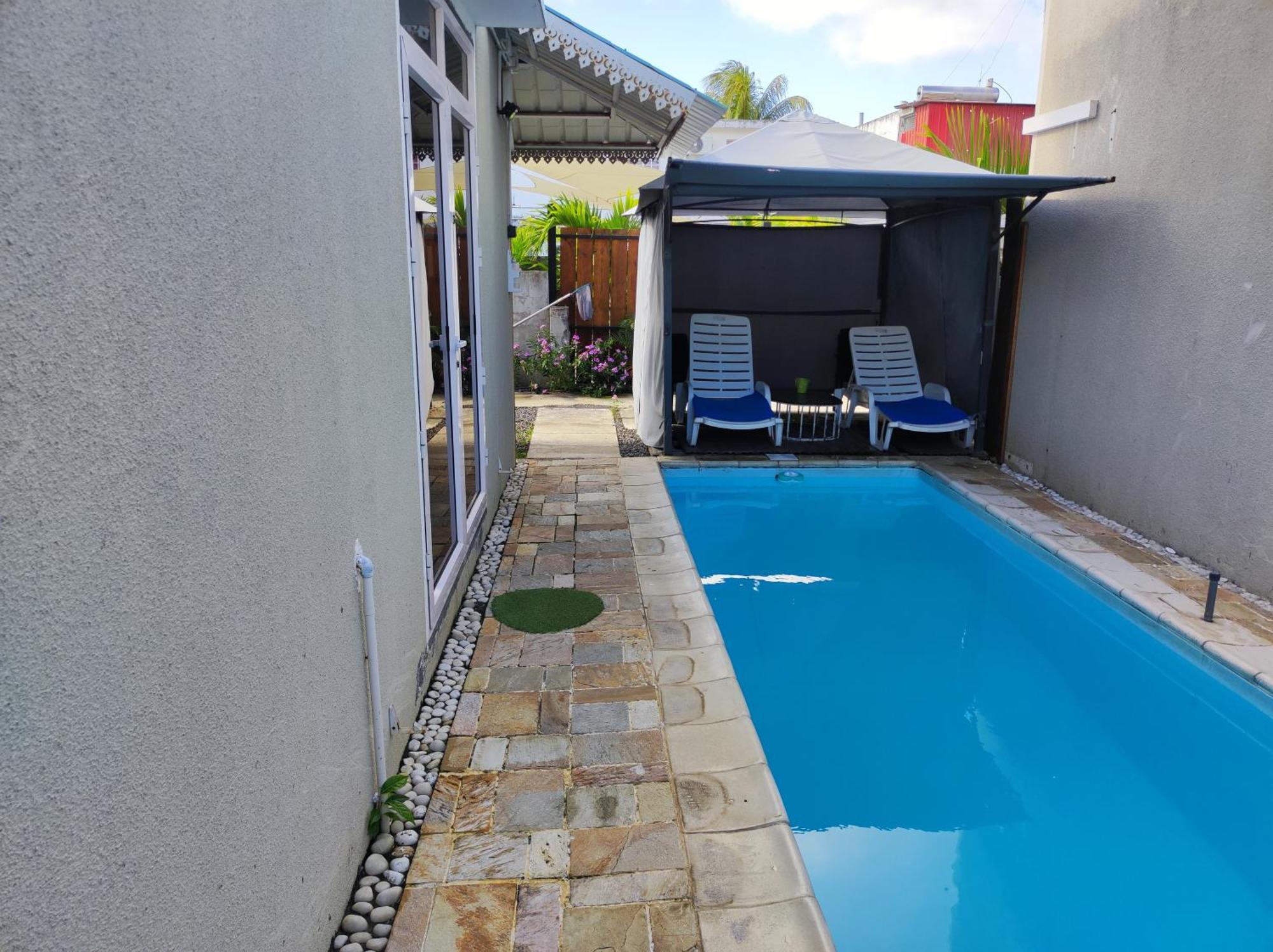 Piscines Privees Et Chauffees, Private Heated Pools Villa กรองด์เบย์ ภายนอก รูปภาพ
